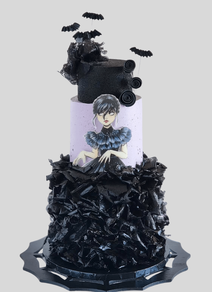 Alluring Wednesday Cake