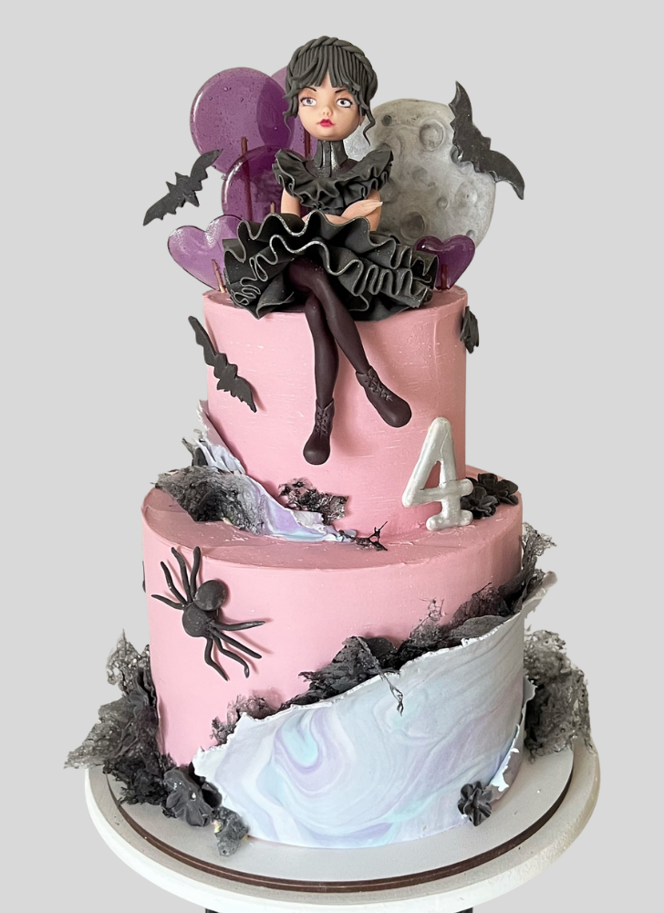 Dazzling Wednesday Cake