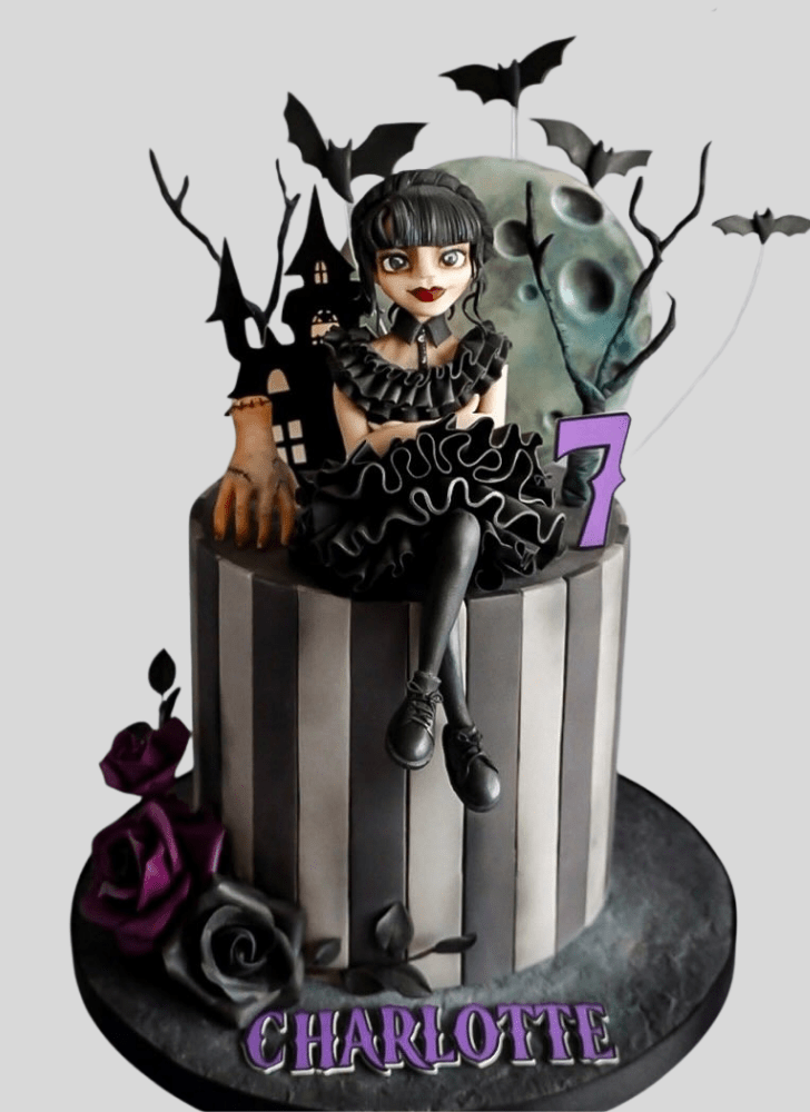 Elegant Wednesday Cake