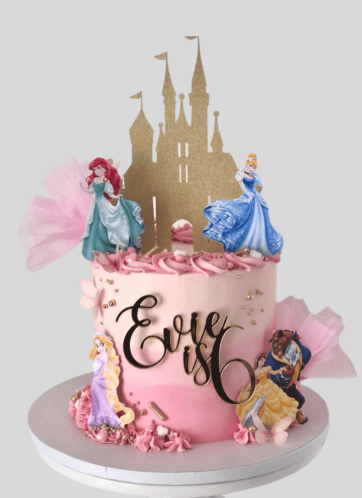 Appealing Disney Princess Cake