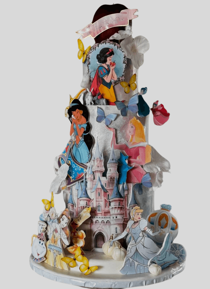 Captivating Disney Princess Cake