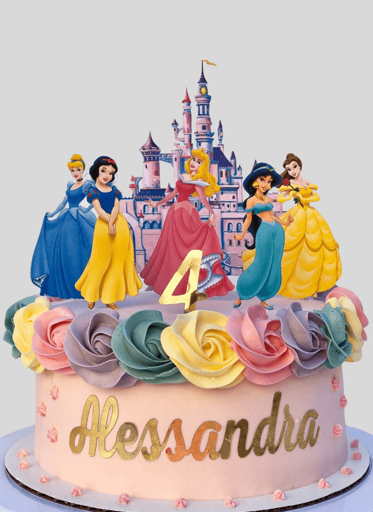 Cute Disney Princess Cake