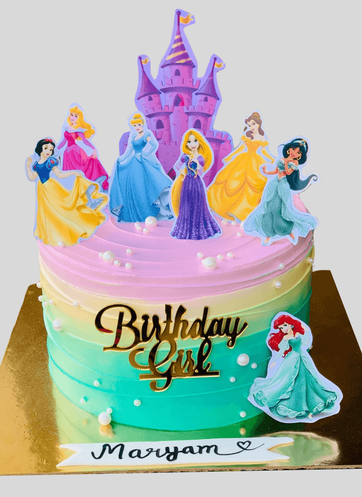 Fascinating Disney Princess Cake