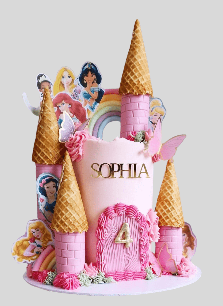 Magnificent Disney Princess Cake