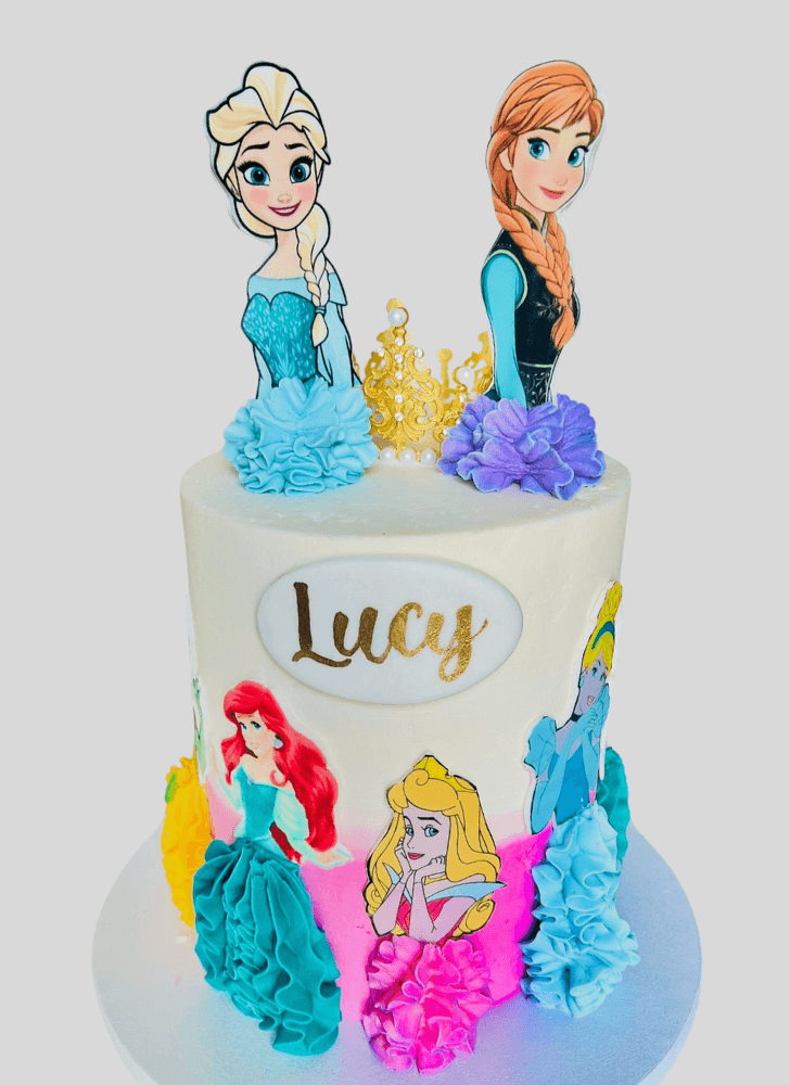 Pretty Disney Princess Cake