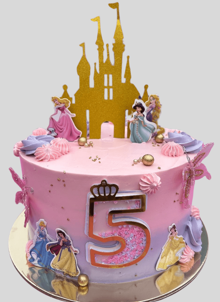 Radiant Disney Princess Cake