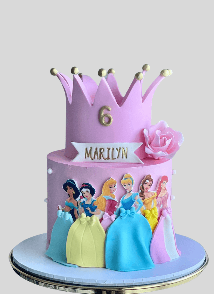 Wonderful Disney Princess Cake Design