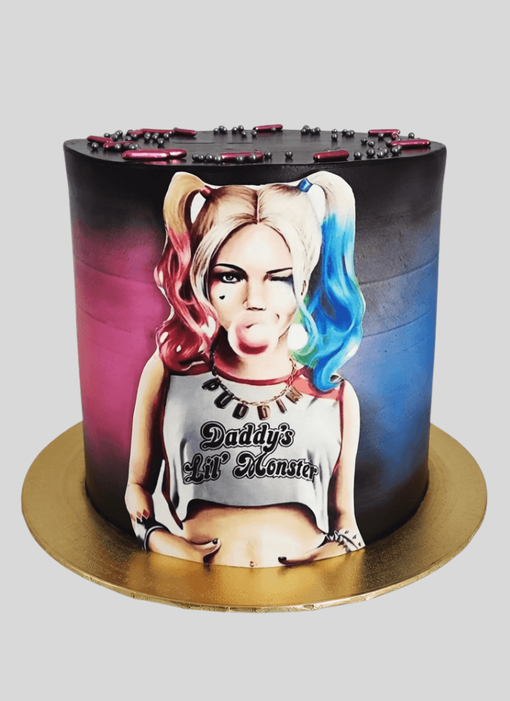 Captivating Harley Quinn Cake
