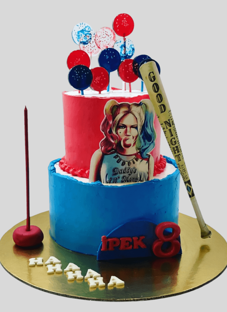 Classy Harley Quinn Cake