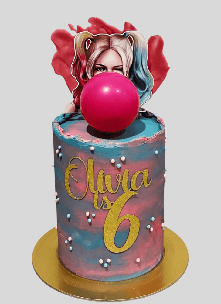 Excellent Harley Quinn Cake