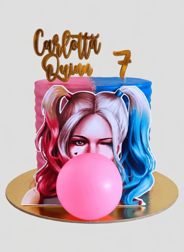 Wonderful Harley Quinn Cake Design