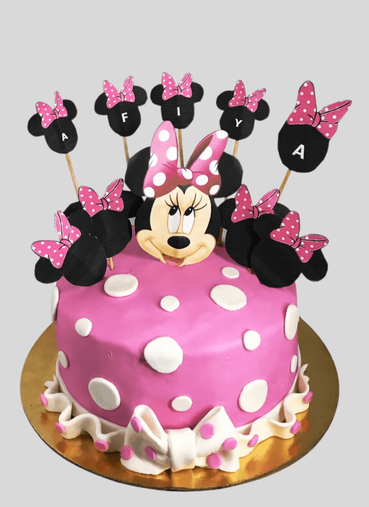 Lovely Mini Mouse Cake Design