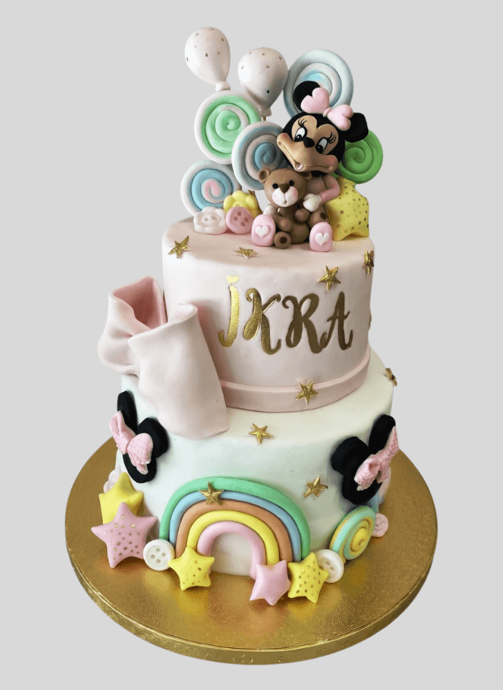 Mesmeric Mini Mouse Cake