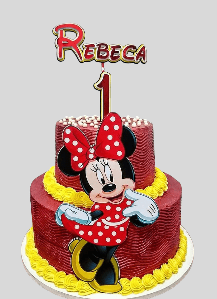 Wonderful Mini Mouse Cake Design