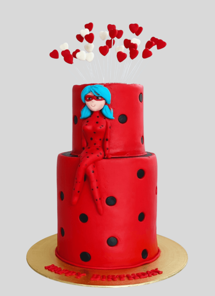 Admirable Miraculous Ladybug Cake Design