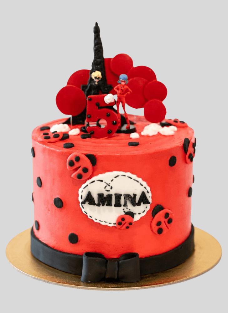 Alluring Miraculous Ladybug Cake