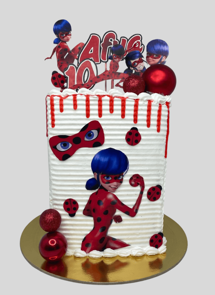 Appealing Miraculous Ladybug Cake
