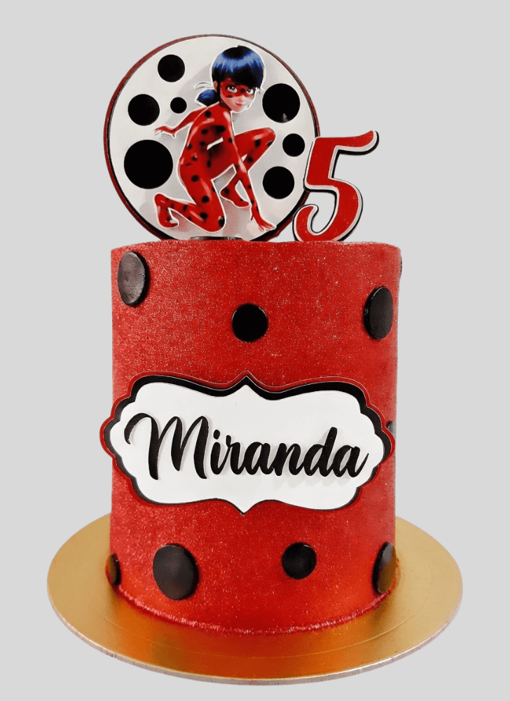 Bewitching Miraculous Ladybug Cake