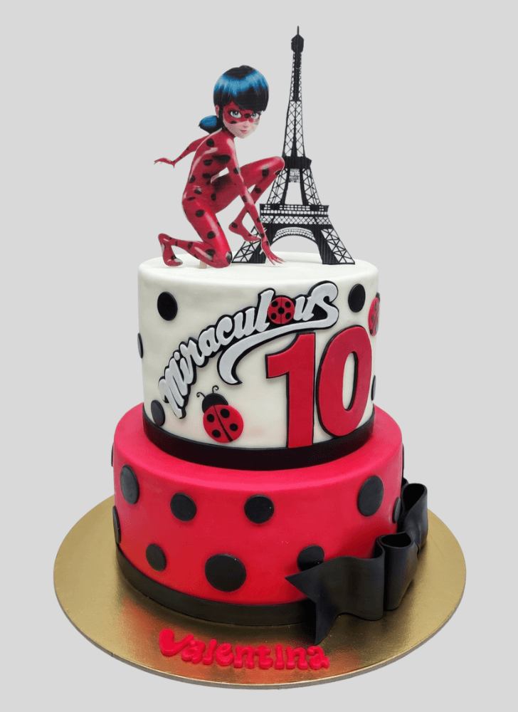 Captivating Miraculous Ladybug Cake