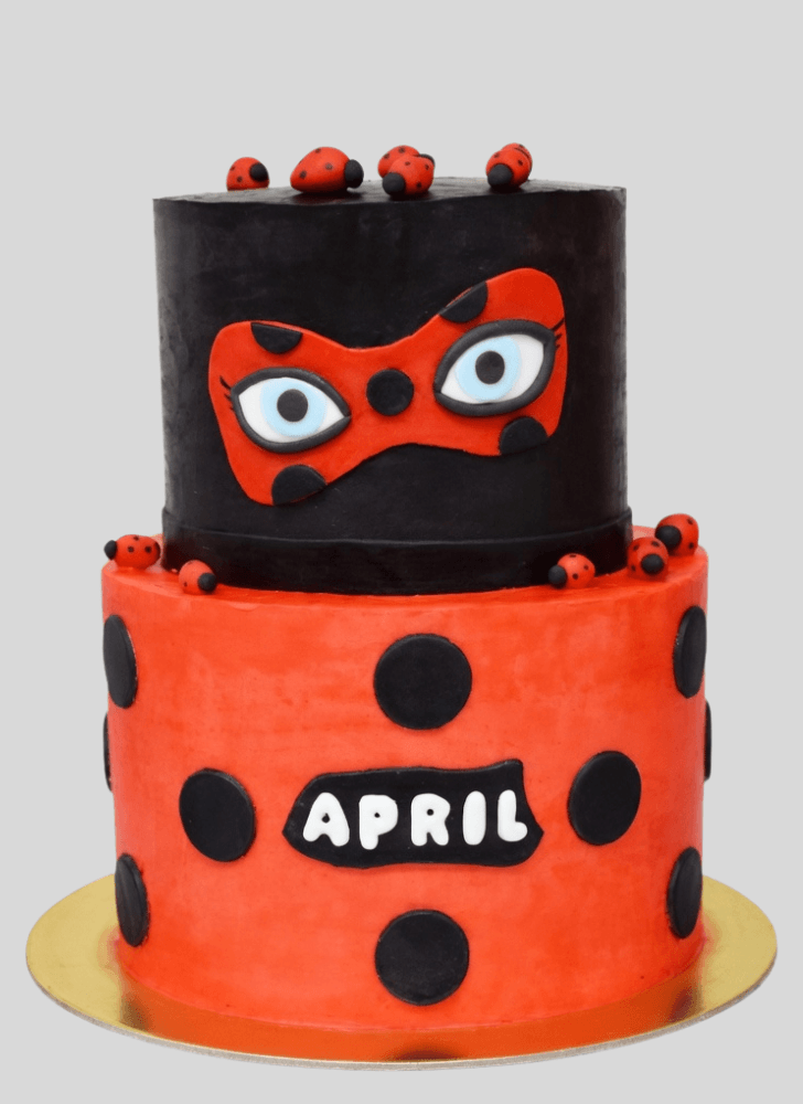 Charming Miraculous Ladybug Cake