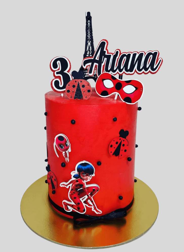 Cute Miraculous Ladybug Cake