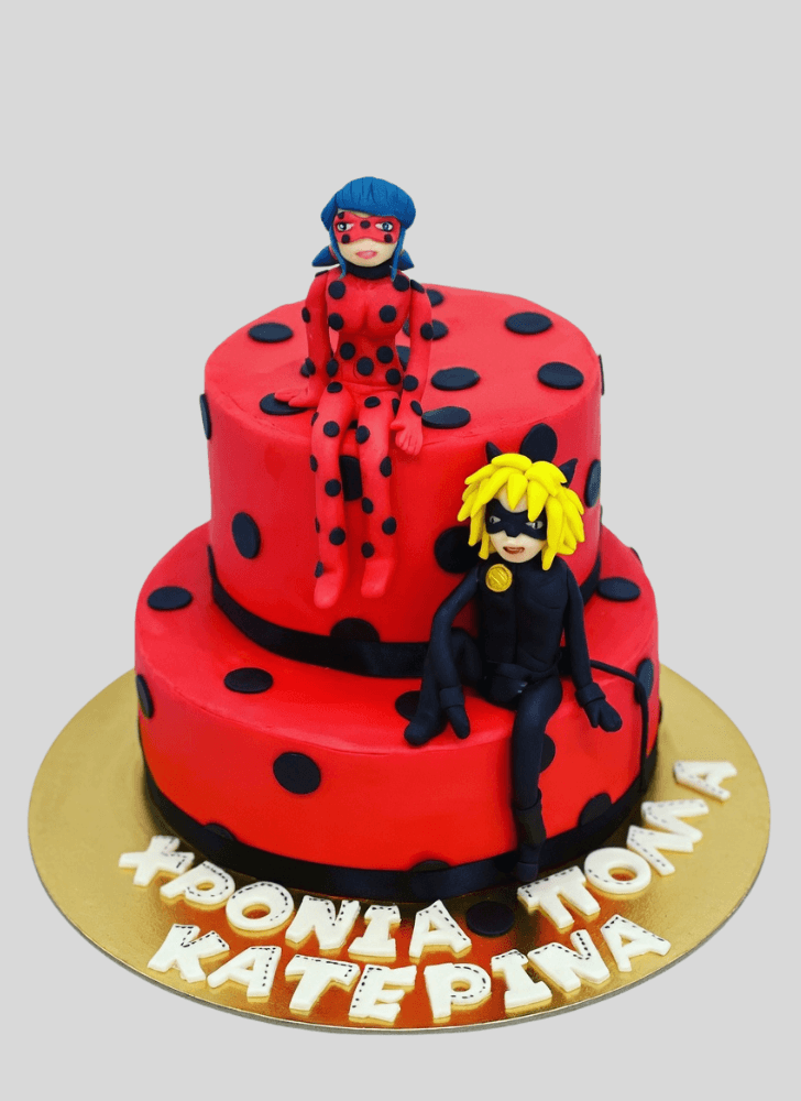 Good Looking Miraculous Ladybug Cake