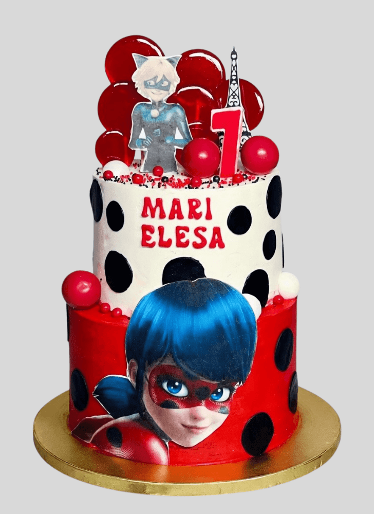 Gorgeous Miraculous Ladybug Cake