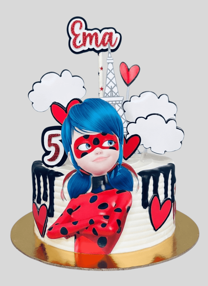 Handsome Miraculous Ladybug Cake