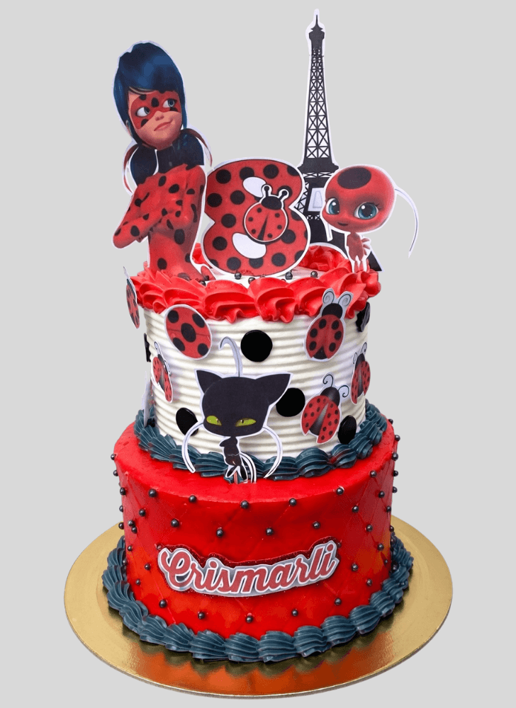 Lovely Miraculous Ladybug Cake Design