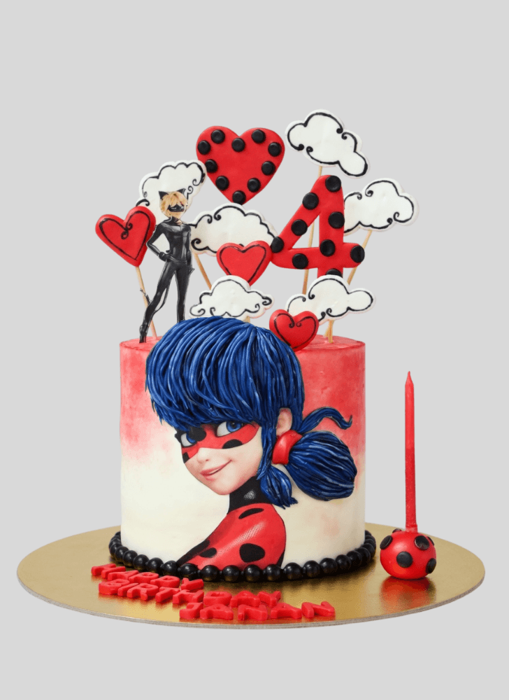 Magnificent Miraculous Ladybug Cake