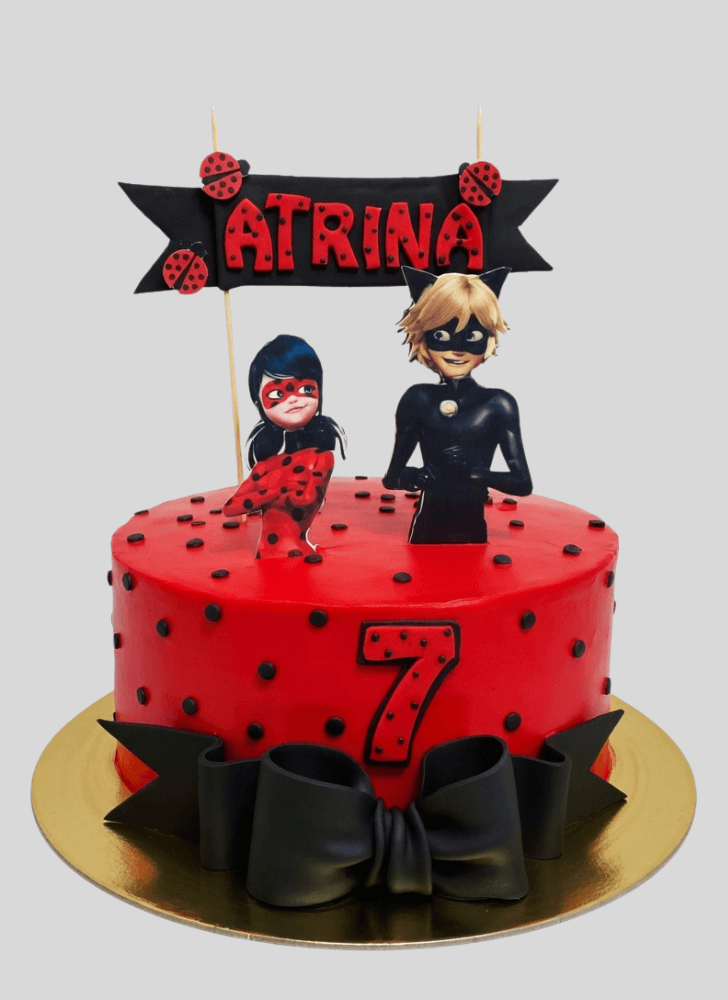 Nice Miraculous Ladybug Cake