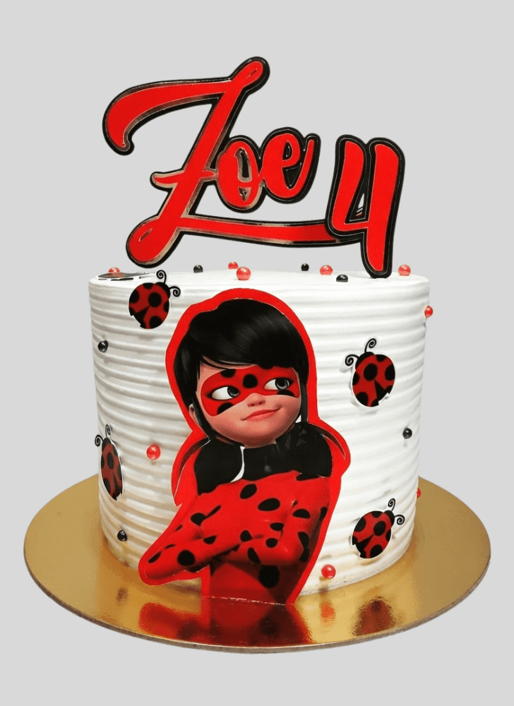 Slightly Miraculous Ladybug Cake