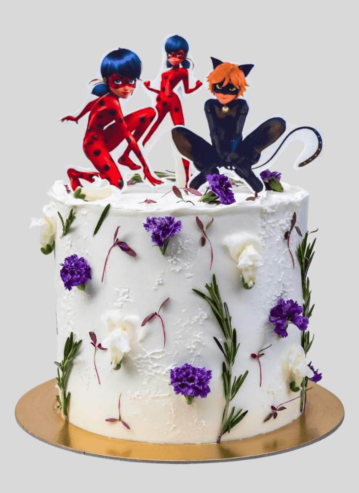 Splendid Miraculous Ladybug Cake