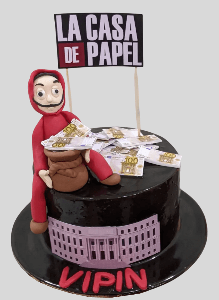 Captivating Money Heist Cake