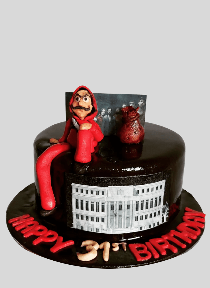 Enthralling Money Heist Cake