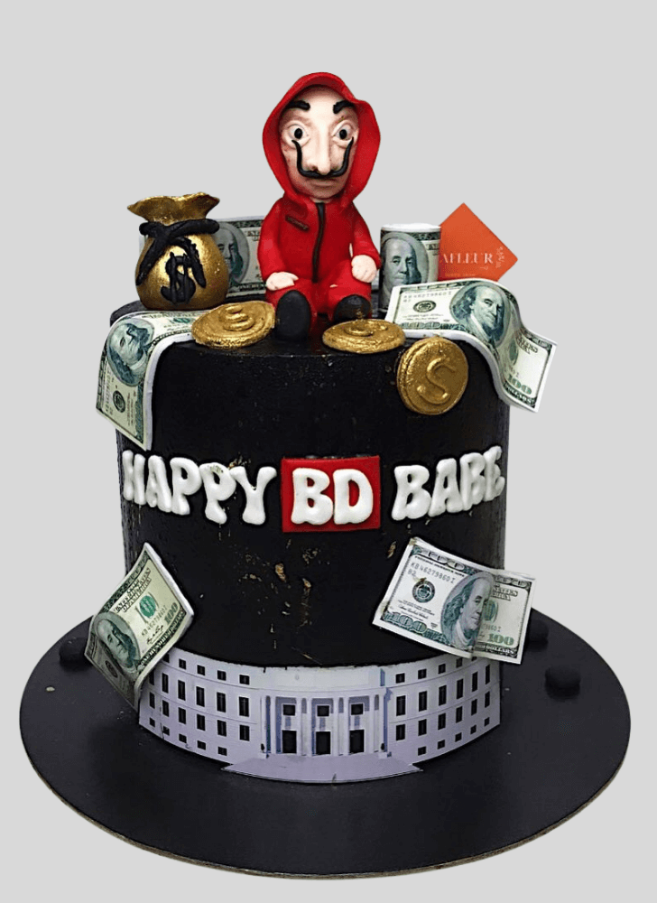 Enticing Money Heist Cake