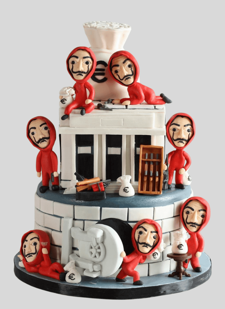 Exquisite Money Heist Cake