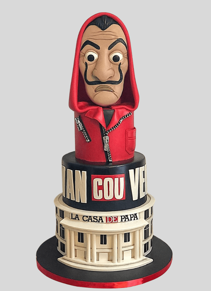 Fascinating Money Heist Cake
