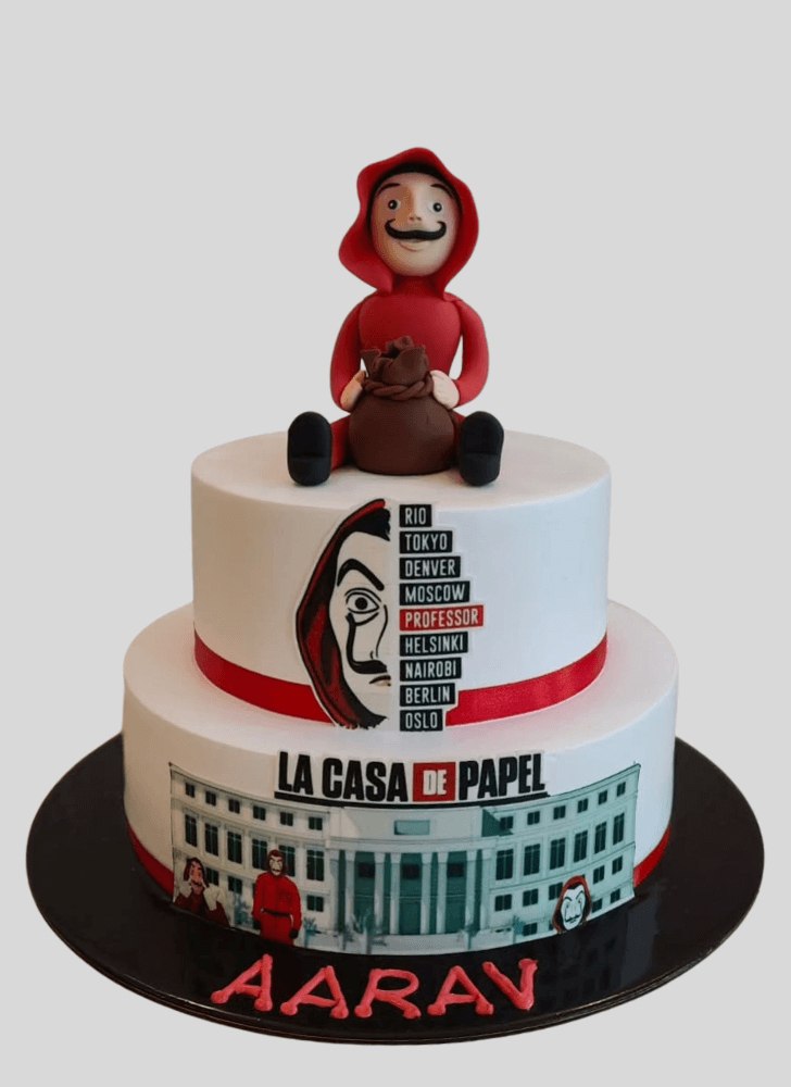 Fetching Money Heist Cake