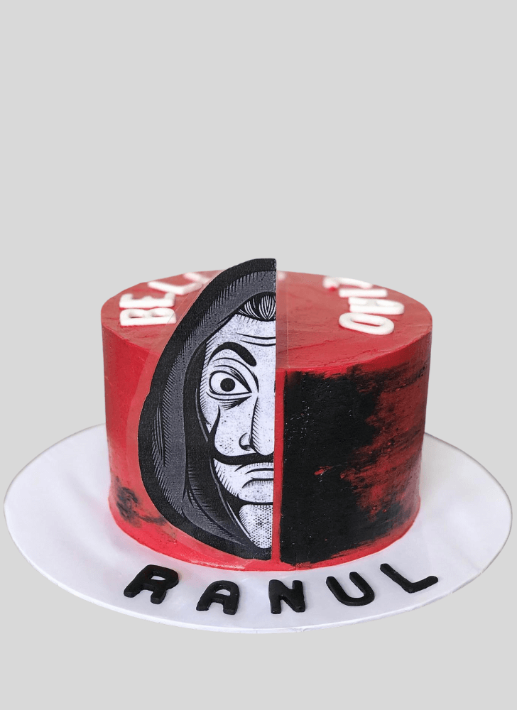 Fine Money Heist Cake