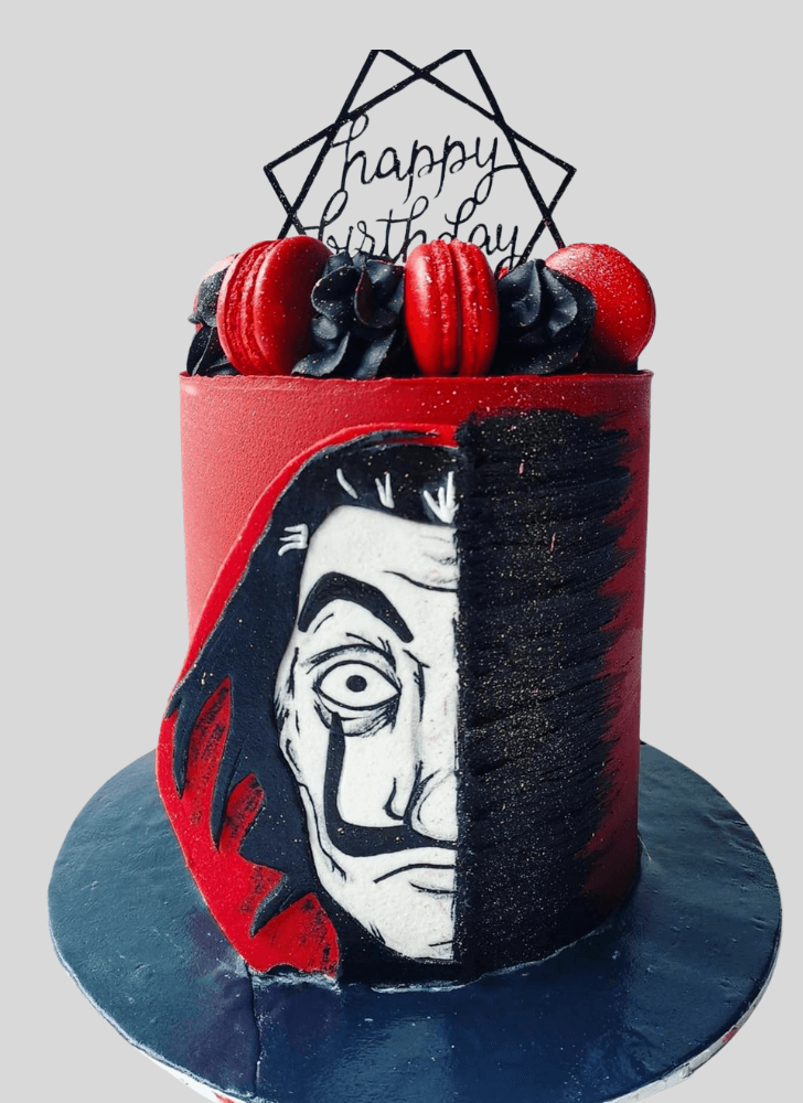 Graceful Money Heist Cake