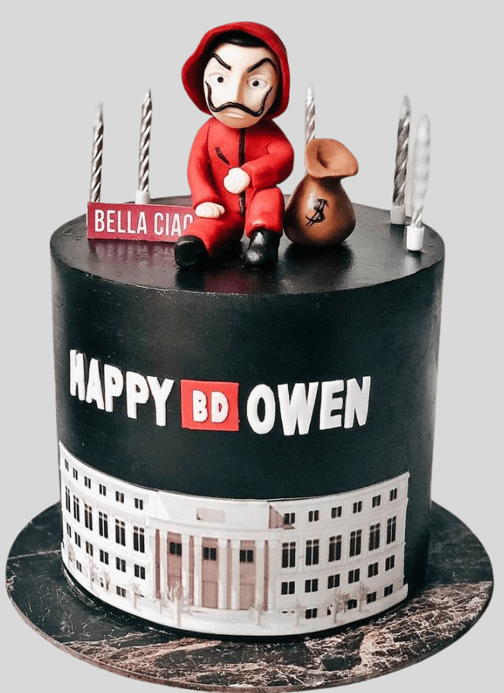 Ideal Money Heist Cake