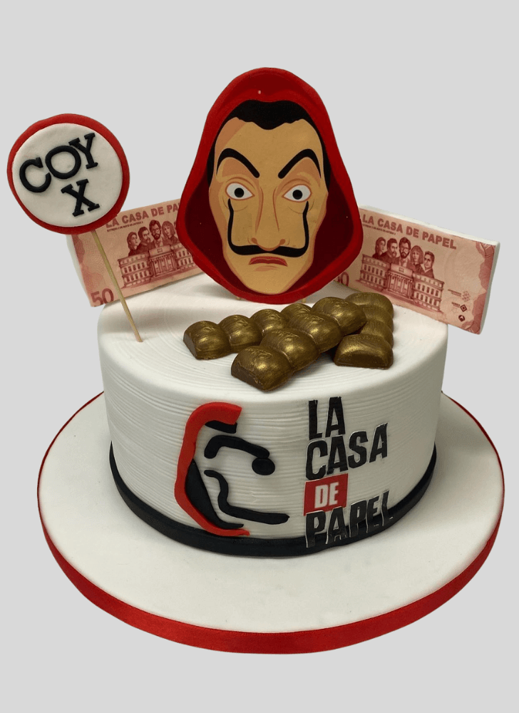 Marvelous Money Heist Cake