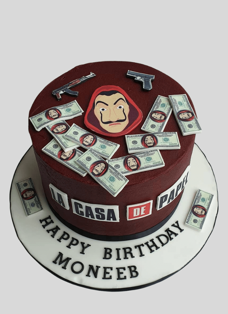 Nice Money Heist Cake