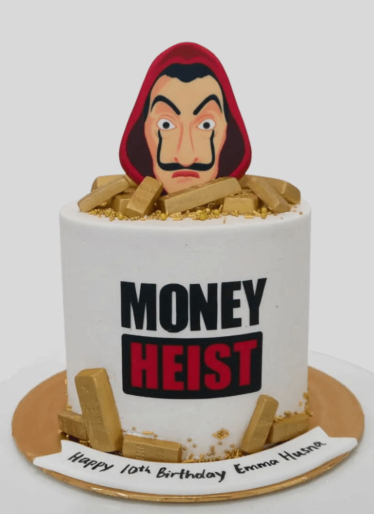 Ravishing Money Heist Cake