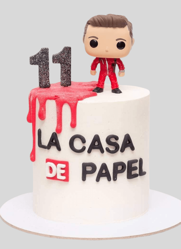 Splendid Money Heist Cake