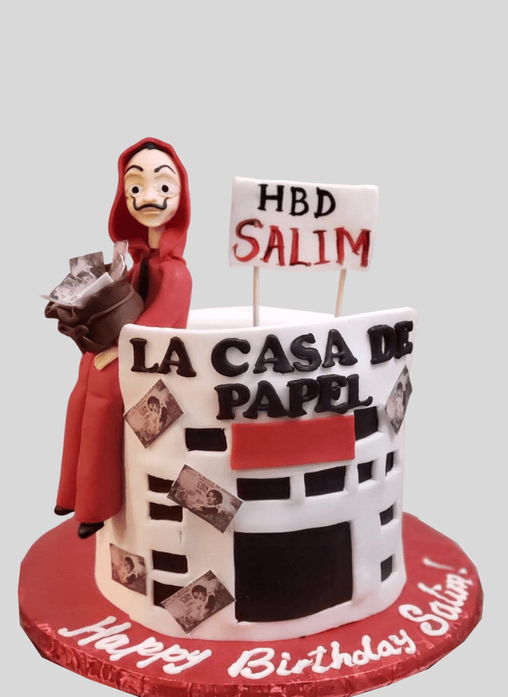 Superb Money Heist Cake
