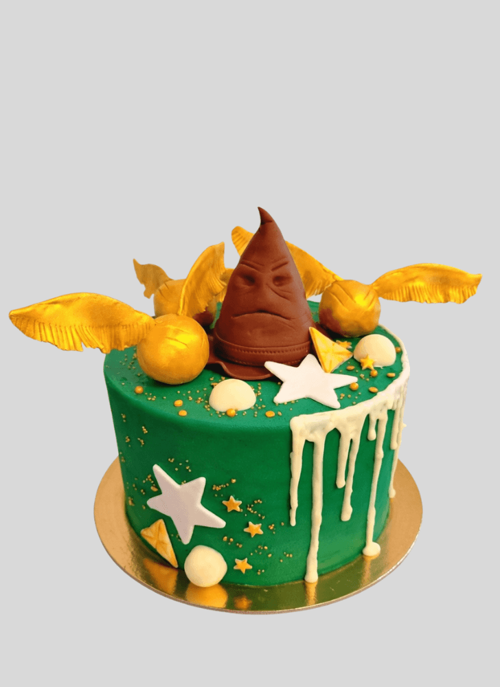 Angelic Sorting Hat Cake