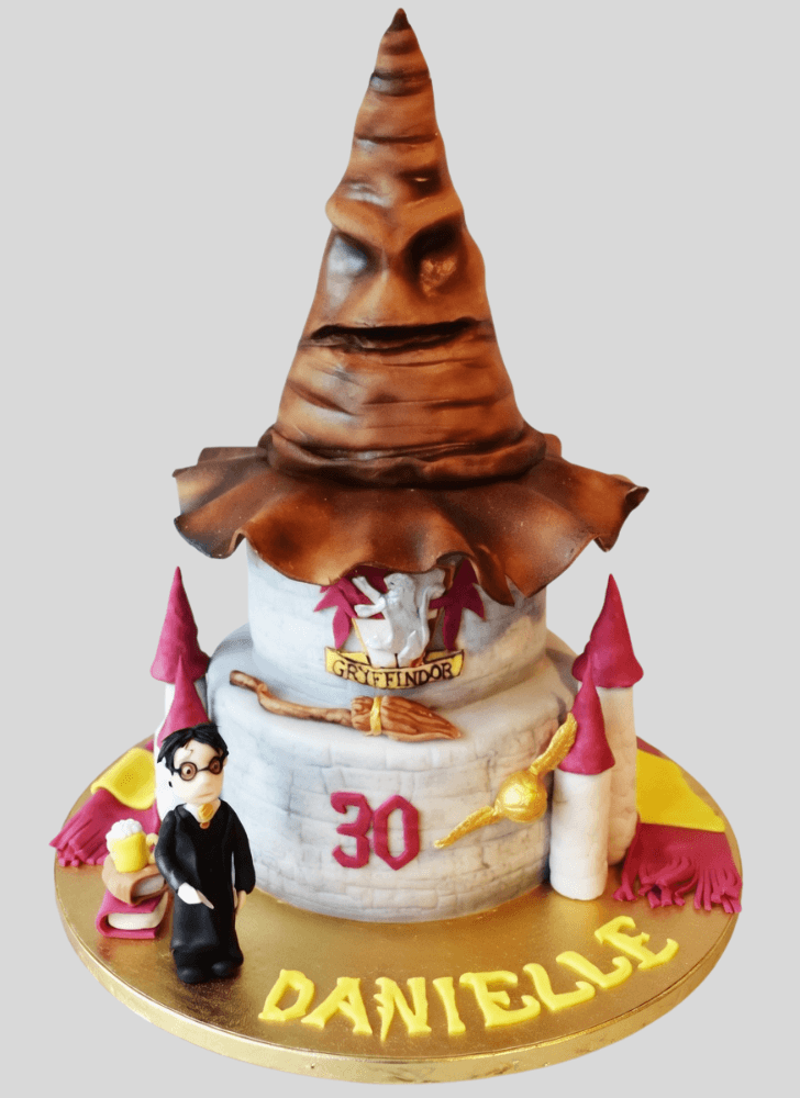 Beauteous Sorting Hat Cake
