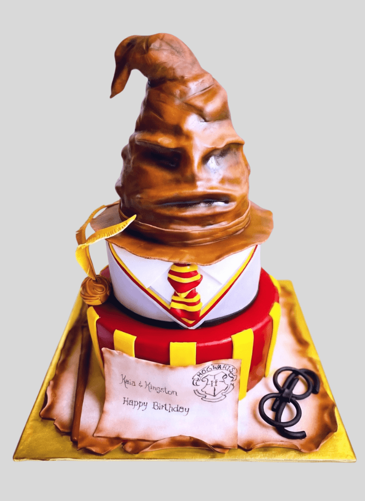 Captivating Sorting Hat Cake